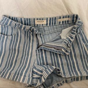 PACSUN striped mom shorts size 28